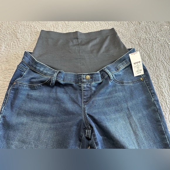 Sonoma Maternity Dark Blue Jeggings NWT Size 16 Maternity - Picture 6 of 9